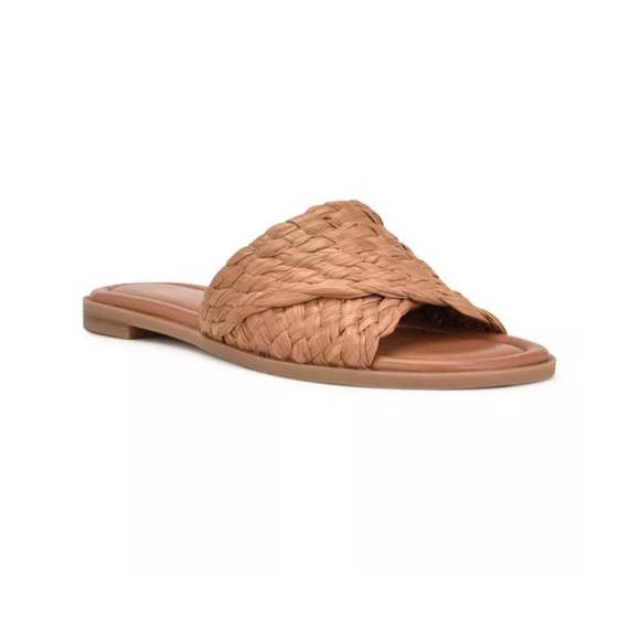 Nine West Women's Havah Slip-On Casual Flat Slide Sandals - Picture 2 of 5